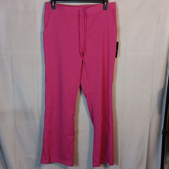 Natural Uniforns Pink Drawstring Women's Scrub Pants - Picture 7 of 7